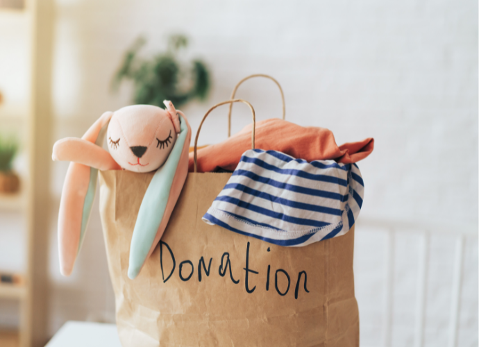 Toy donation bag