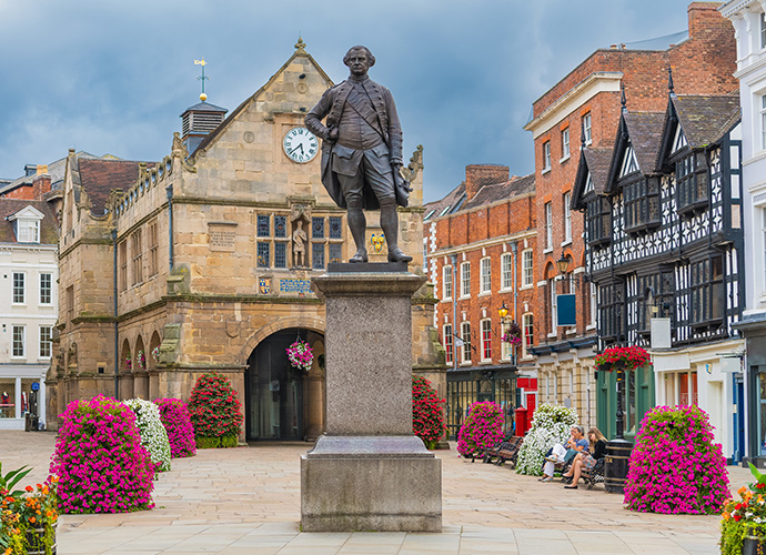 Shrewsbury, the county town of Shropshire, lies in the West Midlands region of England. With a rich tapestry of history dating back to the medieval period, this picturesque town is nestled within a loop of the River Severn. 